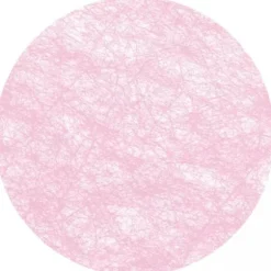 10 Sets de table ronds - Rose pâle