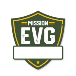 12 stickers "Mission EVG" - Collection Mission Enterrement de vie de garçon