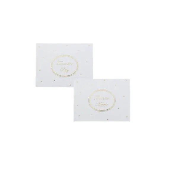 2 stickers pour bouteille - Annonce de grossesse / Gender Reveal - Modèle au choix