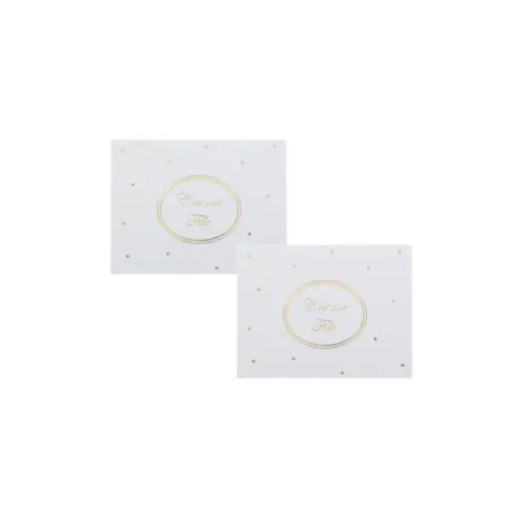 2 stickers pour bouteille - Annonce de grossesse / Gender Reveal - Modèle au choix