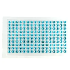 Strass Autocollants Turquoise - 160 Pièces
