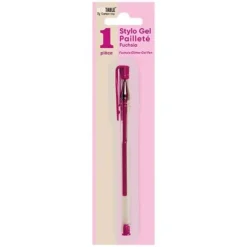 Stylo Gel à paillettes - Couleur au Choix