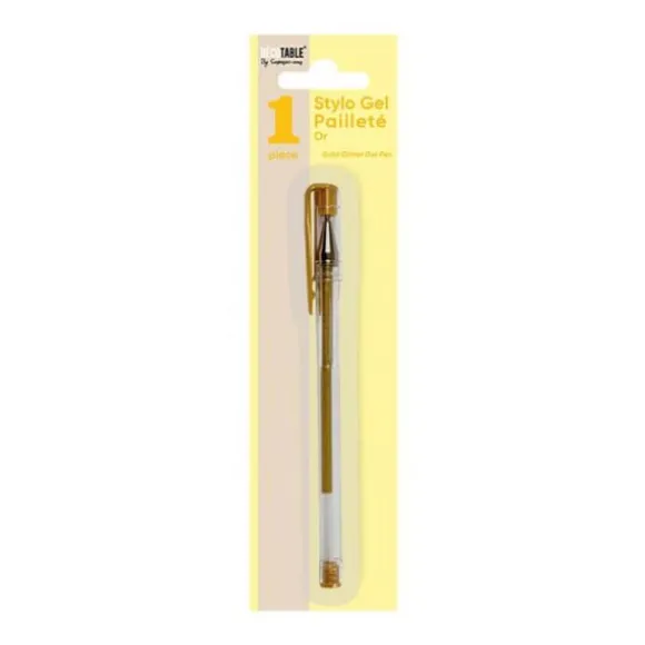 Stylo Gel à paillettes - Couleur au Choix