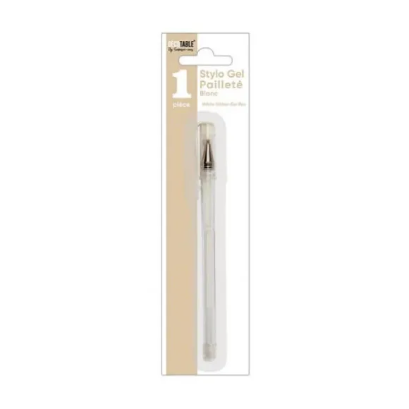 Stylo Gel à paillettes - Couleur au Choix
