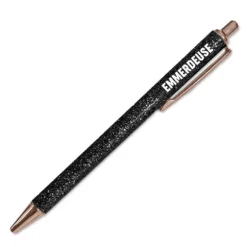 Stylo à paillettes humoristique - Collection Girls Club - Modèle au choix