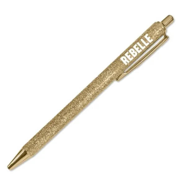 Stylo à paillettes humoristique - Collection Girls Club - Modèle au choix