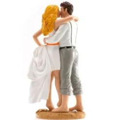 Sujets mariés à plage - 16cm