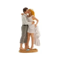 Sujets mariés à plage - 16cm