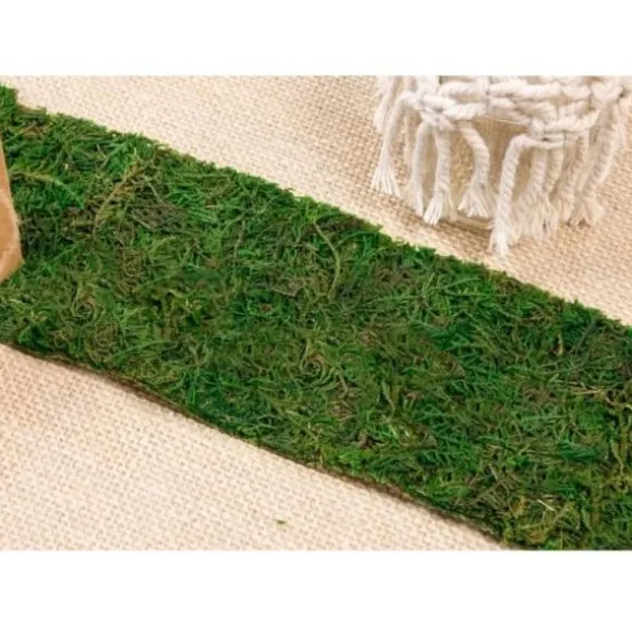 Sur Chemin de Table - Mousse Nature - Vert