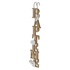 Suspension en bois - Baptême