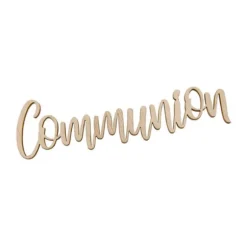 Suspension en bois - Communion