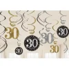 12 Suspensions 30 Ans - Or / Argent