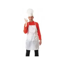 Tablier blanc de Chef - Homme - M/L