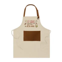 Tablier de cuisine - Le gras c'est la vie - Collection Les bons vivants