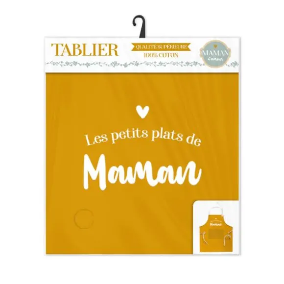 Tablier - Fête des Mères - Couleur Ocre