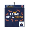 Tablier "Le roi de la chipo" - Collection Claquettes Chaussettes