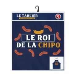 Tablier "Le roi de la chipo" - Collection Claquettes Chaussettes