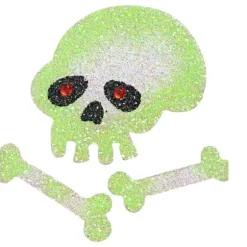 Tatoo Tête de Mort et Maquillage Paillette