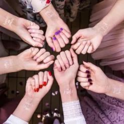 13 Tatouages Lavables EVJF - Couleur au choix