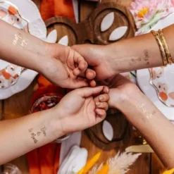 16 Tatouages Or EVJF - Team de la Mariée et Future Mariée