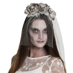 Tiare et Voile de Mariée - Têtes de Mort
