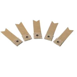 10 Étiquettes Kraft et Jute