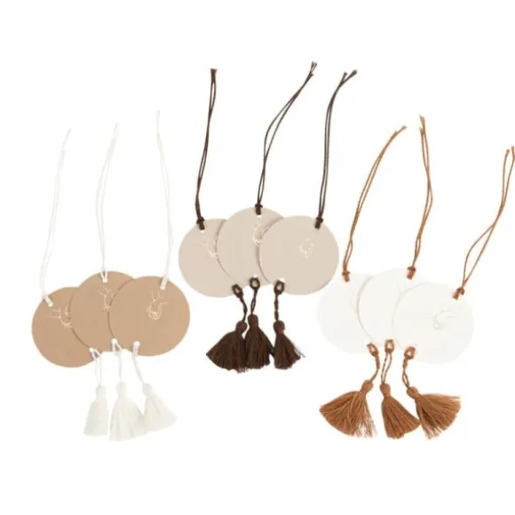 9 étiquettes à personnaliser FSC® - Diamètre 5 cm - Collection Bella Terra