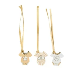 10 Étiquettes + Ruban Satin - Collection Baby Nude