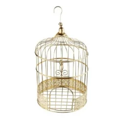 Tirelire Cage Vintage - Or
