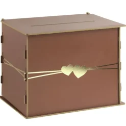 Tirelire en bois - 30 x 24 x 22 cm - Collection Délice - Couleur au choix