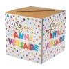Tirelire en carton - Anniversaire Ballons Multicolores