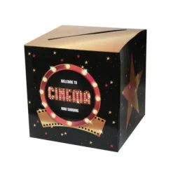 Tirelire en carton de 20 cm - Cinéma Hollywood