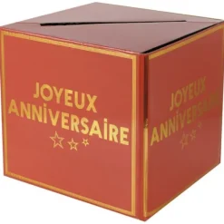 Tirelire "Joyeux Anniversaire" - Terracotta - Collection Star d'un jour