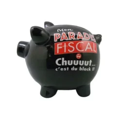 Tirelire XXL - Cochon - Noir
