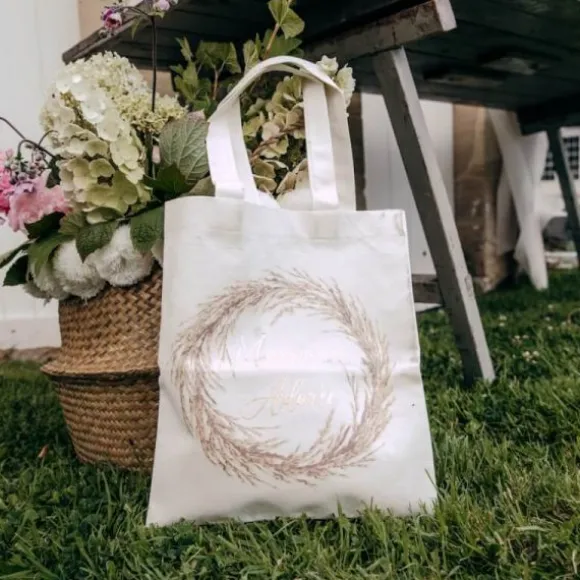 Tote bag en lin - Jolie Pampa - Marraine Adorée