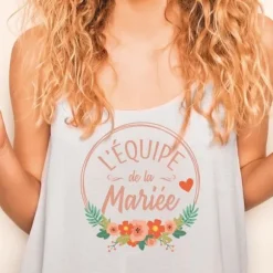 Transfert Textile "L'équipe de la Mariée" - Collection EVJF Party