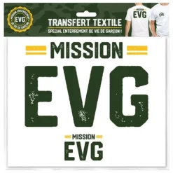 Transfert Textile "Mission EVG" - Collection Mission Enterrement de vie de garçon