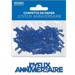 Trio de formes de confettis de table en papier - Couleur au choix