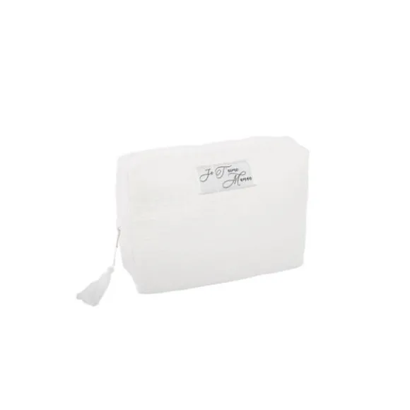 Trousse de toilette en gaze de coton - Modèle au choix
