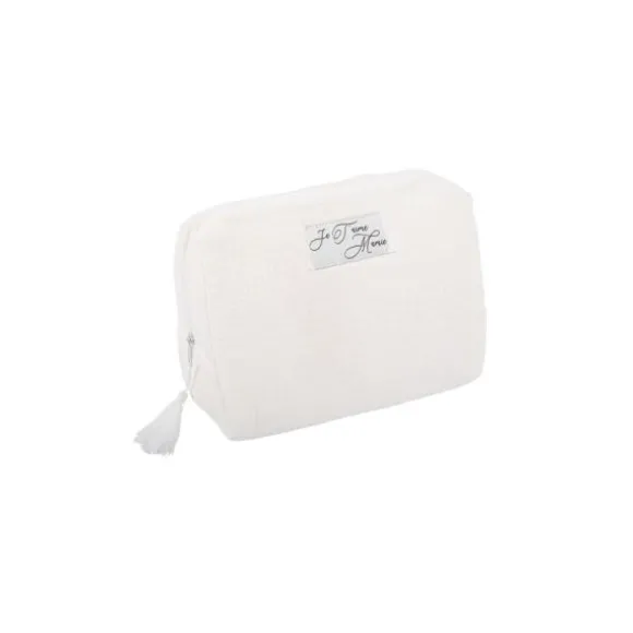 Trousse de toilette en gaze de coton - Modèle au choix