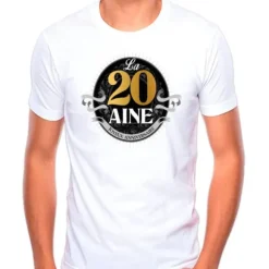 T-shirt à dédicacer Anniversaire - Homme - Age au choix