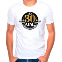 T-shirt à dédicacer Anniversaire - Homme - Age au choix