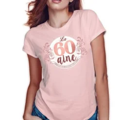 T-shirt à dédicacer Anniversaire - Femme - Age au Choix