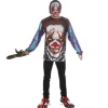 T-shirt de Clown avec Masque pour adulte - Taille Unique