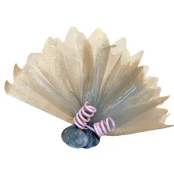 Tulle Cristal Découpé Gris x10