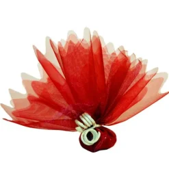 Tulle "Cristal" x10 - Rouge