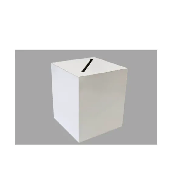 Urne en carton blanche