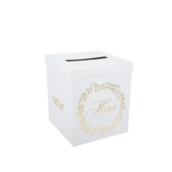 Urne en carton Merci - Collection Jolis Brins