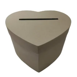 Urne en forme de cœur - 25 x 24 x 14 cm - Couleur au choix