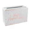 Urne Joyeux Anniversaire - Métal Rose Gold